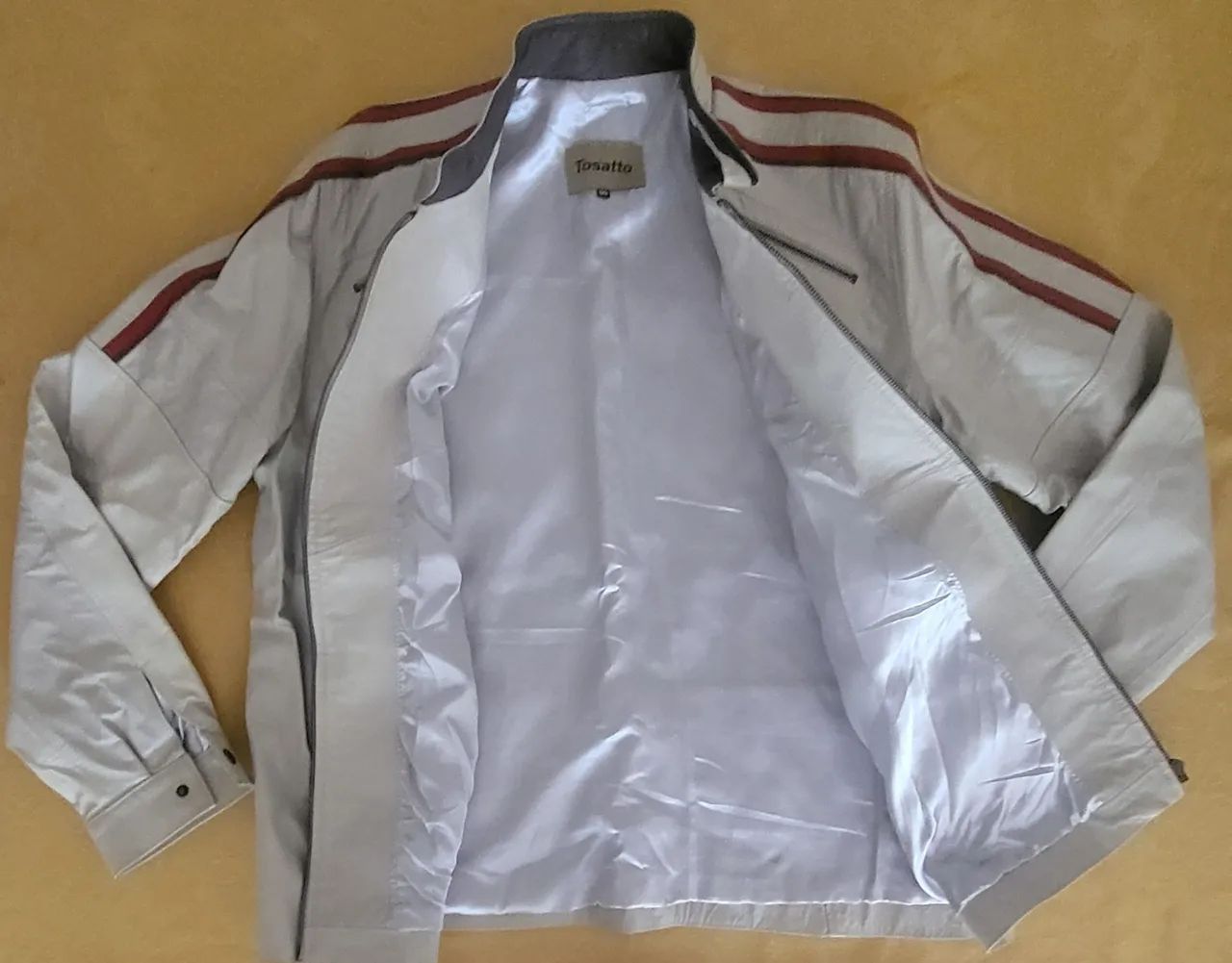 Jaqueta masculina de couro TOSATTO - Foto 2