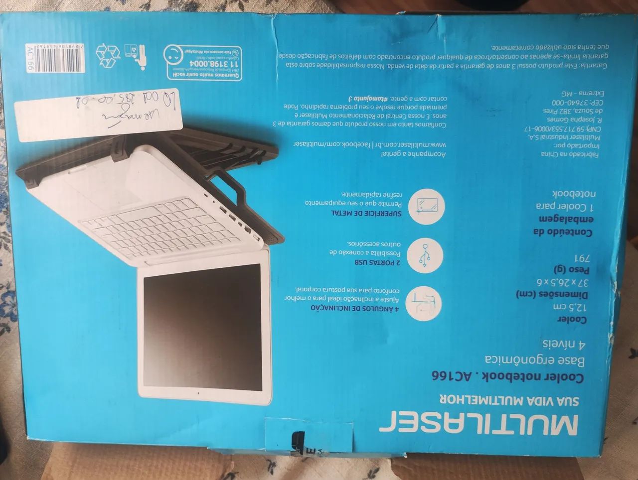 ?Base Cooler Multilaser AC166 p/ Notebook 17?. - Foto 2