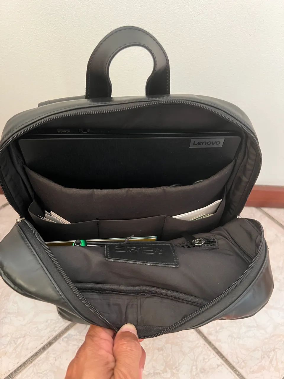 Mochila  Reise em couro legítimo!