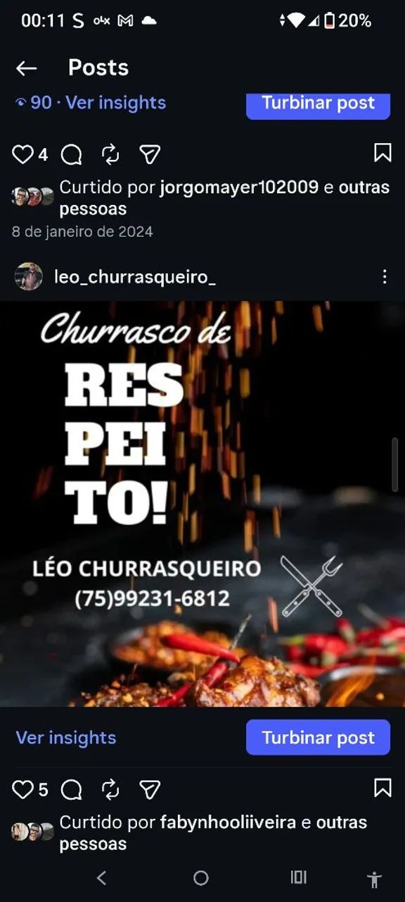 Churrasqueiro de plantão 