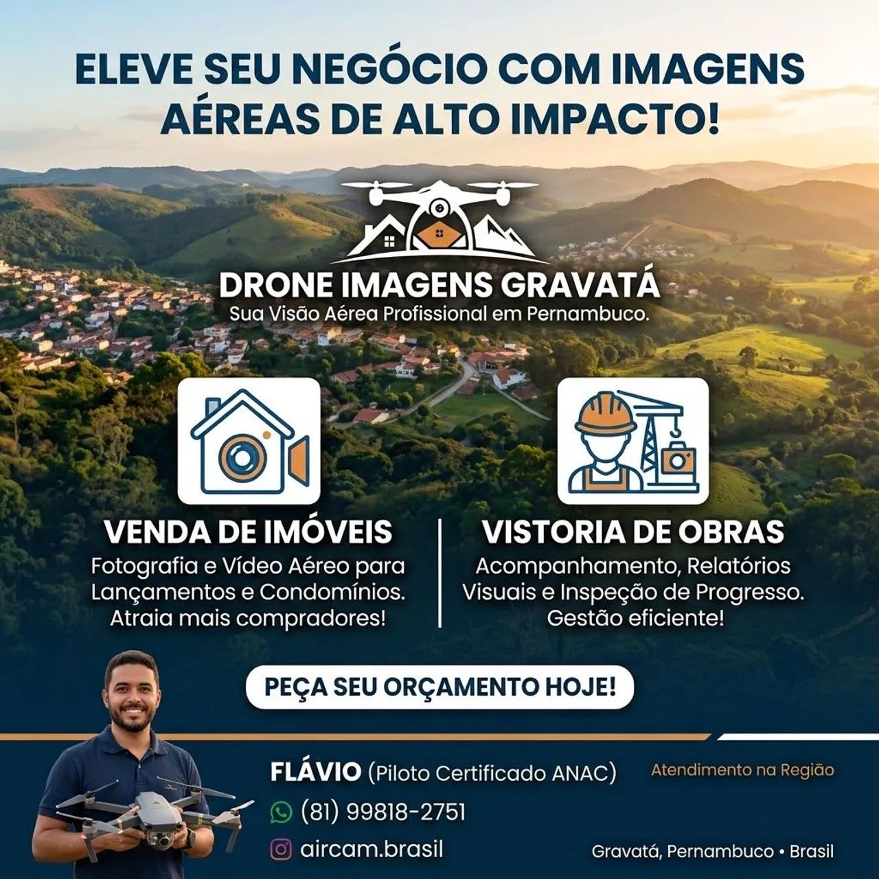 Imagens aéreas de drone?