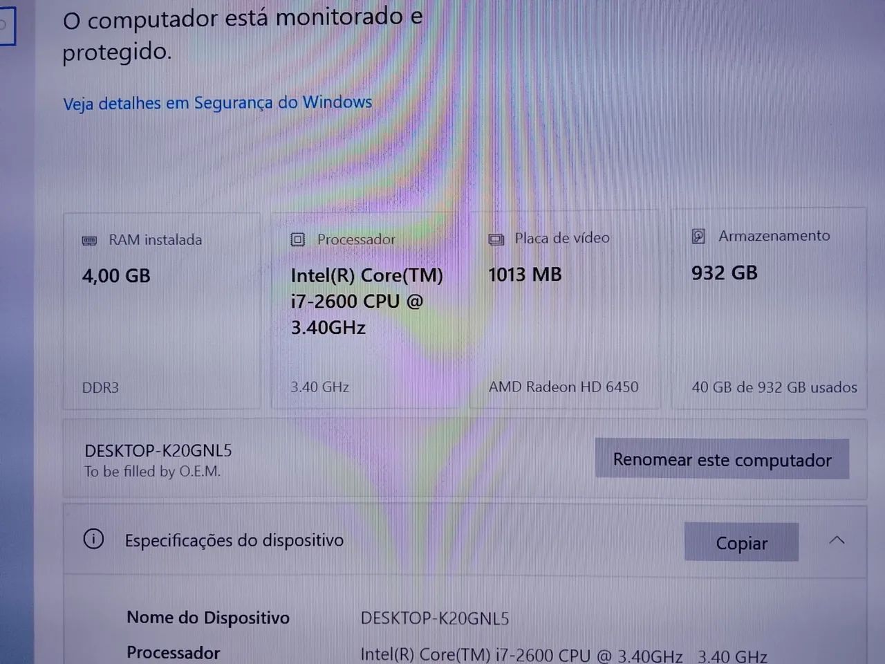 Gabinete completo formatado pronto para o uso - Foto 3