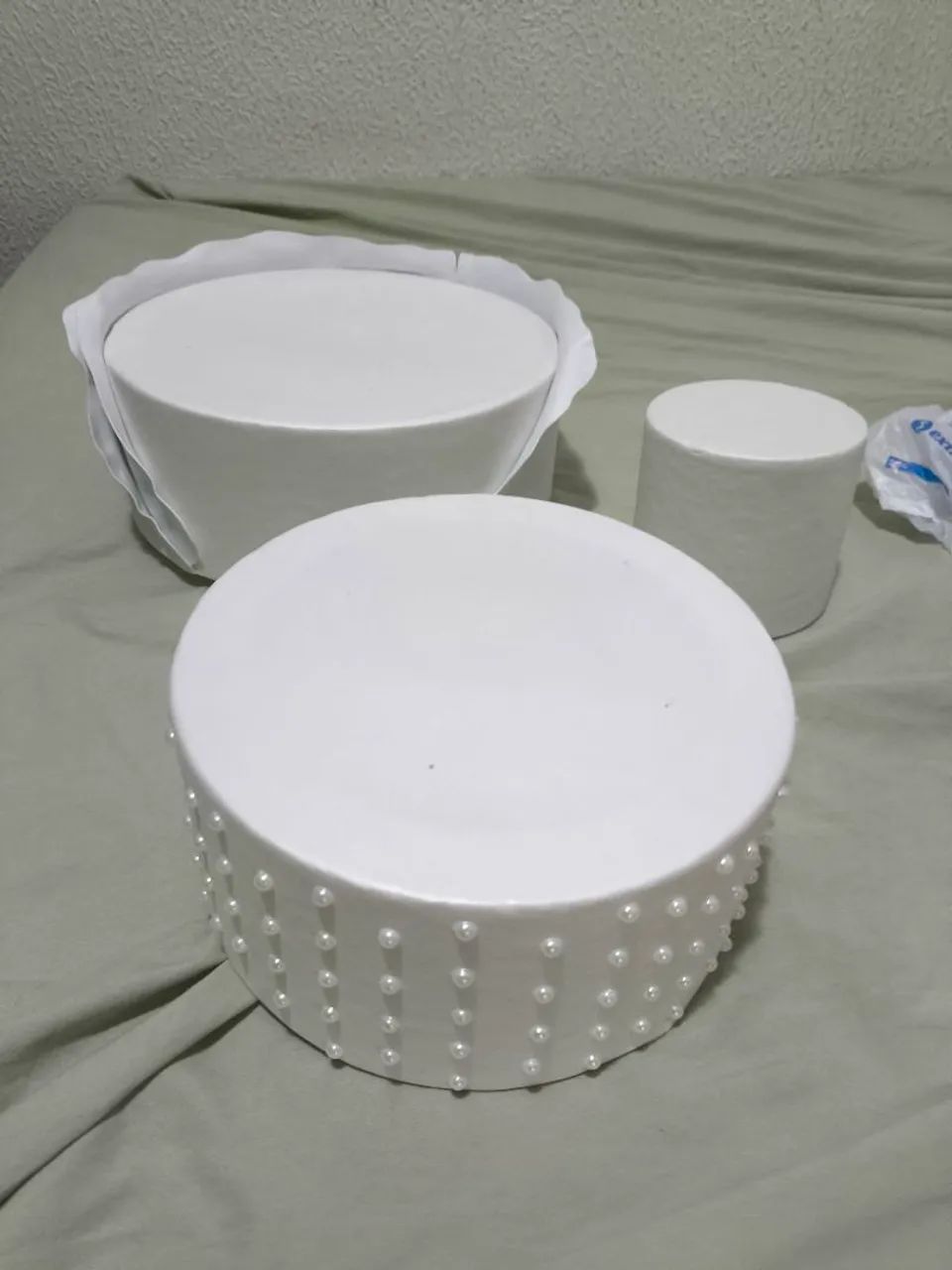 Bolo de isopor para decoração  - Foto 2