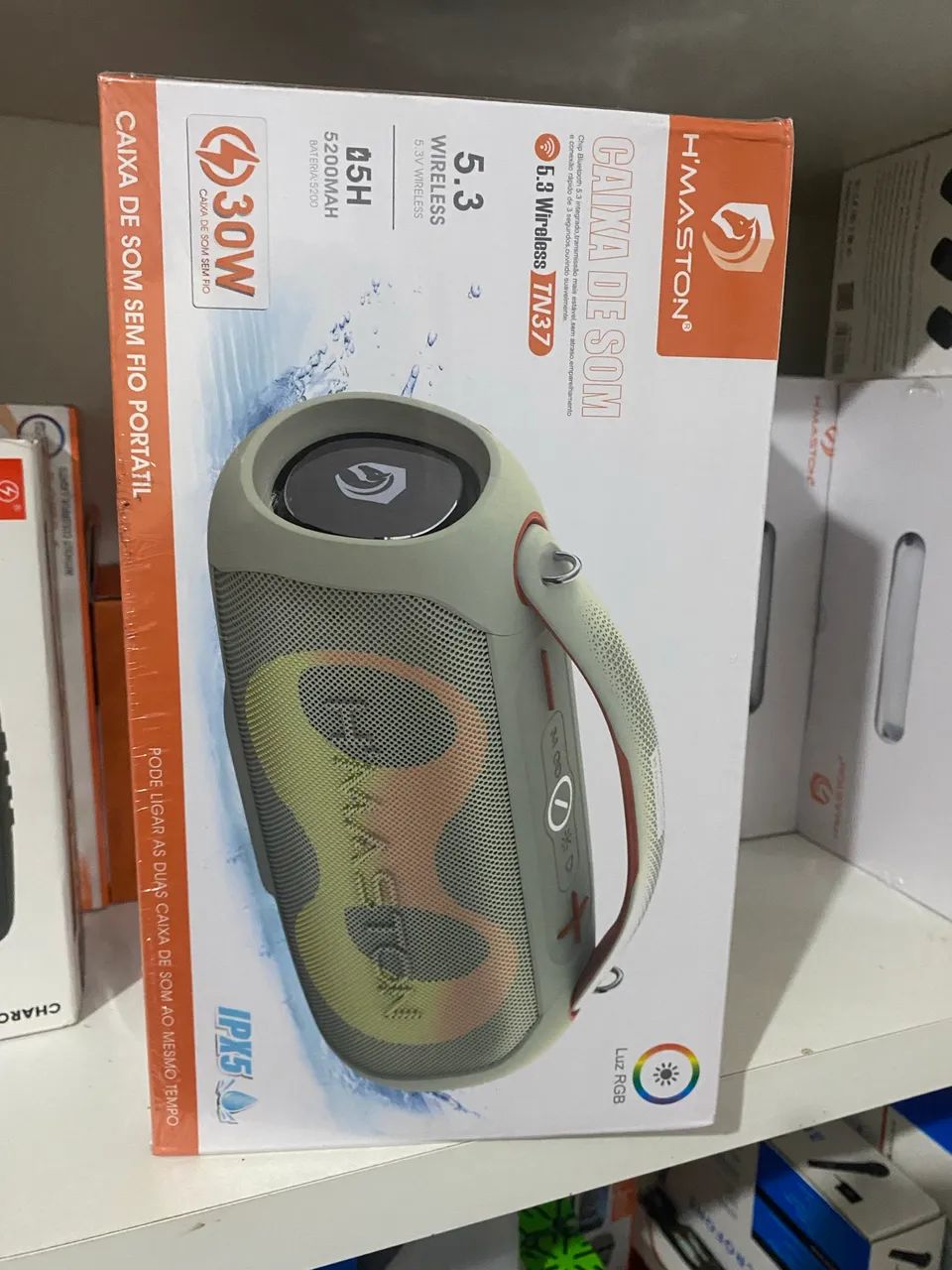 Caixa de som bombox hmaston 30w Original  - Foto 3