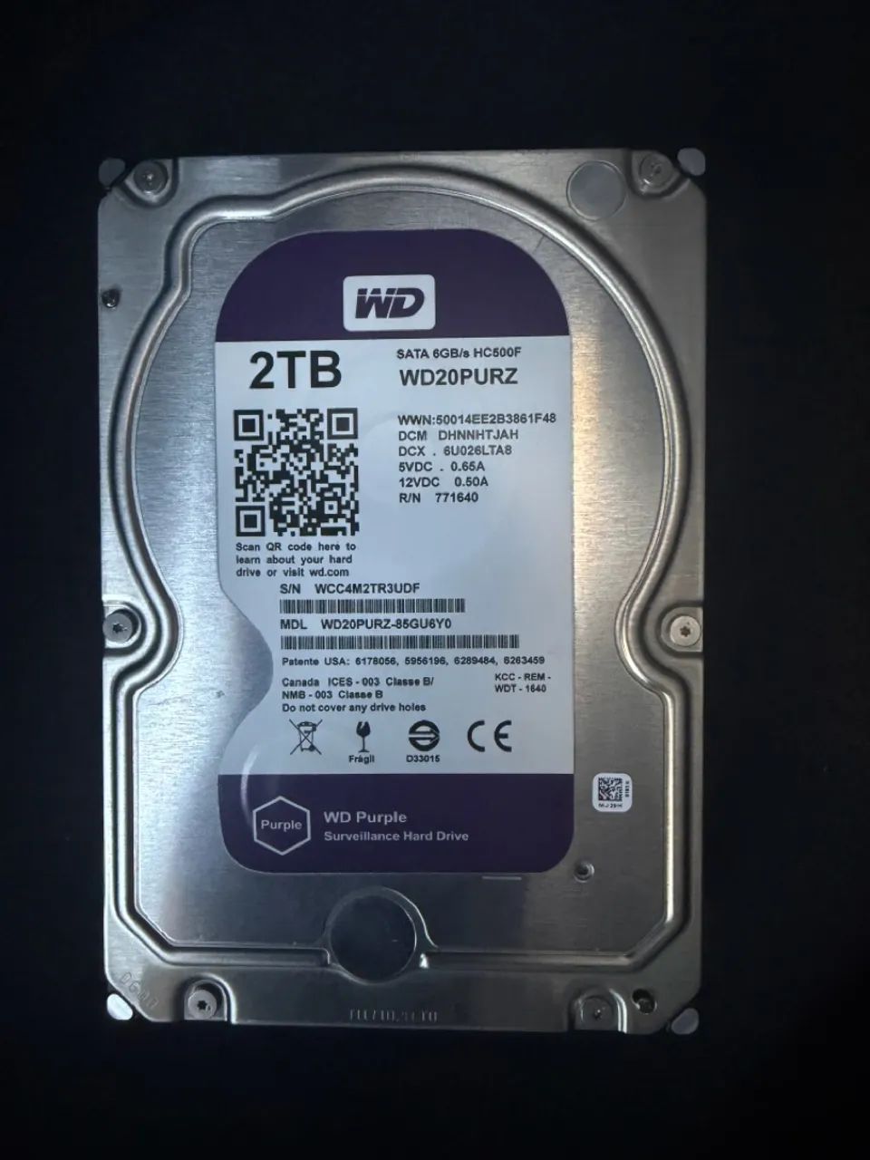 HD WD Purple 2TB