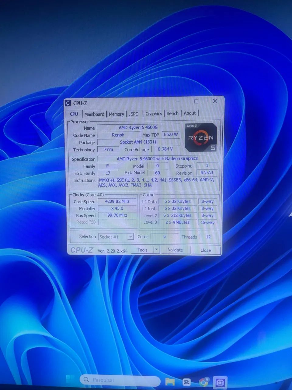 Vendo Ryzen 5 4600G  - Foto 2