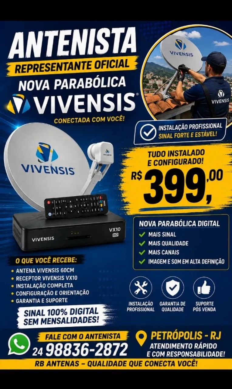 Nova parabólica digital 