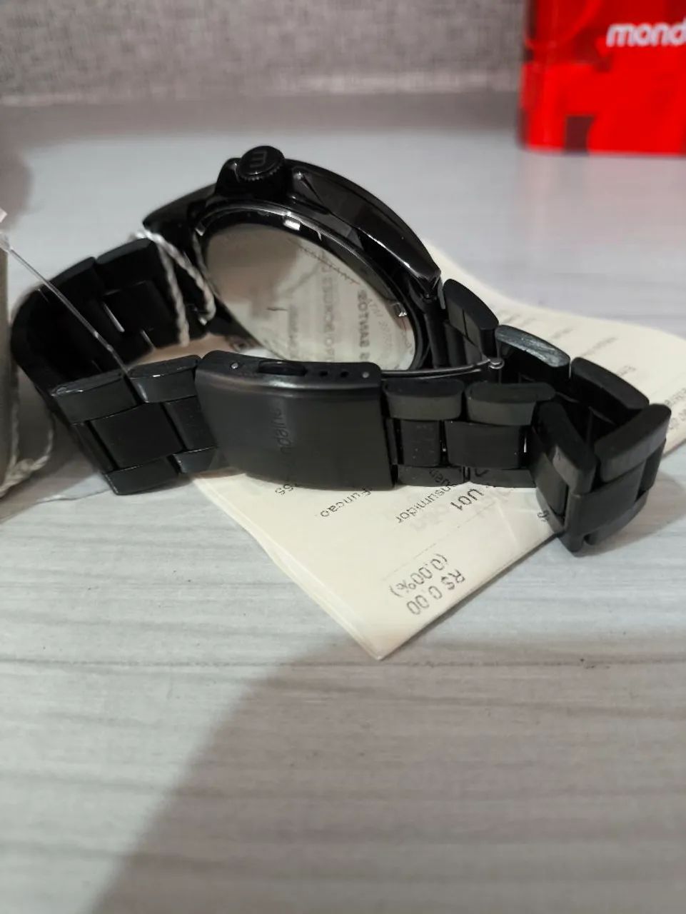Relógio Mondaine ALL BLACK Aço Original  - Foto 4