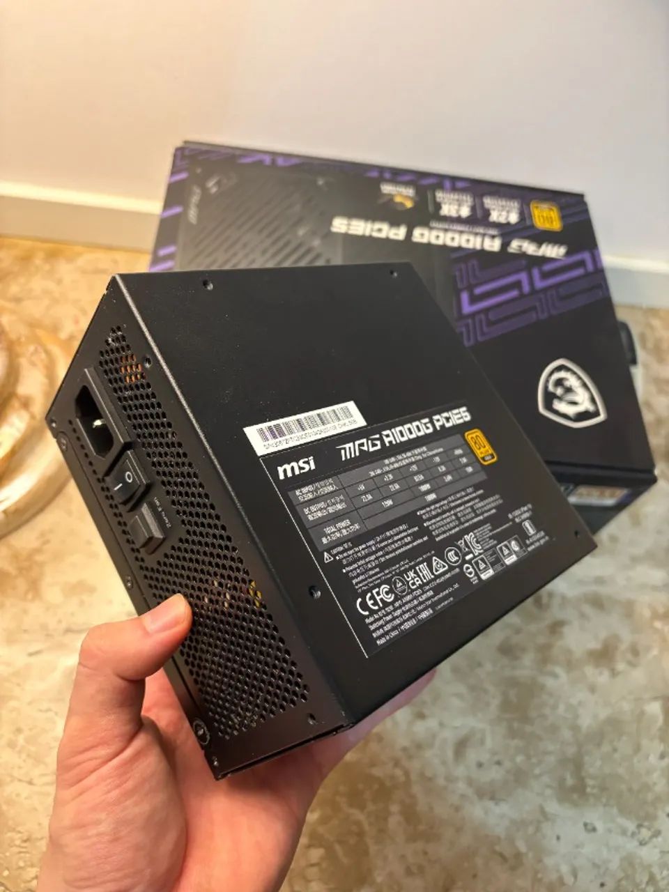 Fonte MAG A1000G - 80 Plus Gold - 1000W - Foto 3