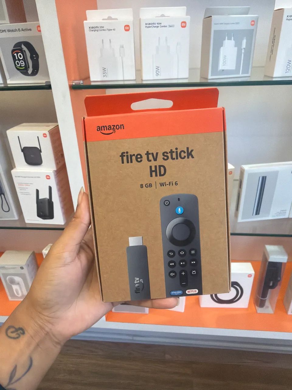 Fire Stick HD Sistema Novo