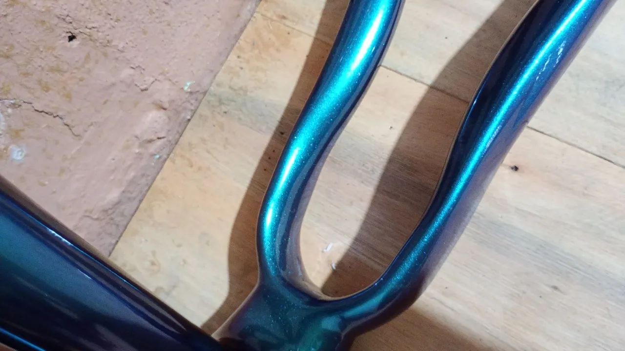 Quadro bike aro 26 em carbono tamanho 18 - Foto 5