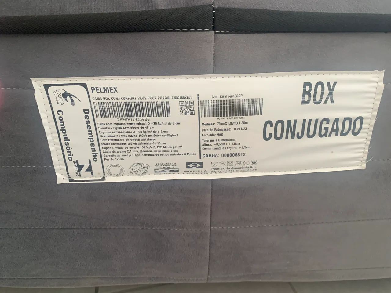 Cama box PELMEX casal - Foto 2