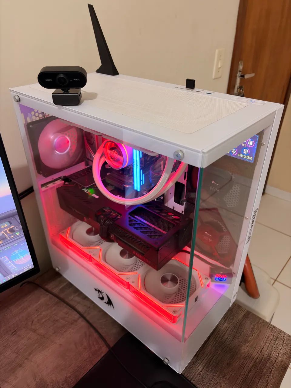 Gabinete Gamer Redragon Reflect Branco - Foto 2