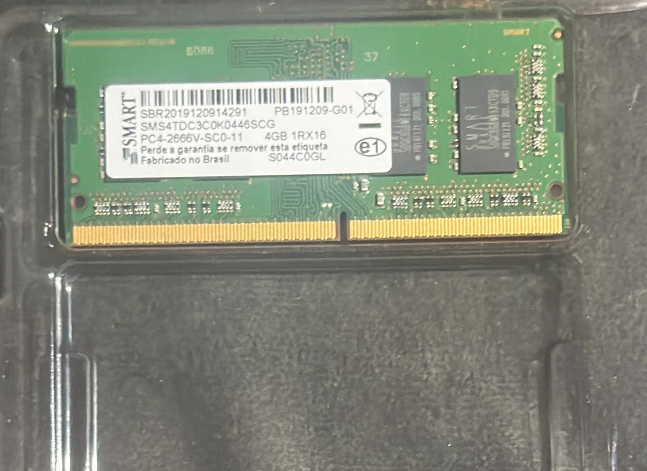 Memória RAM 4GB - DDR4 2666(notebook)
