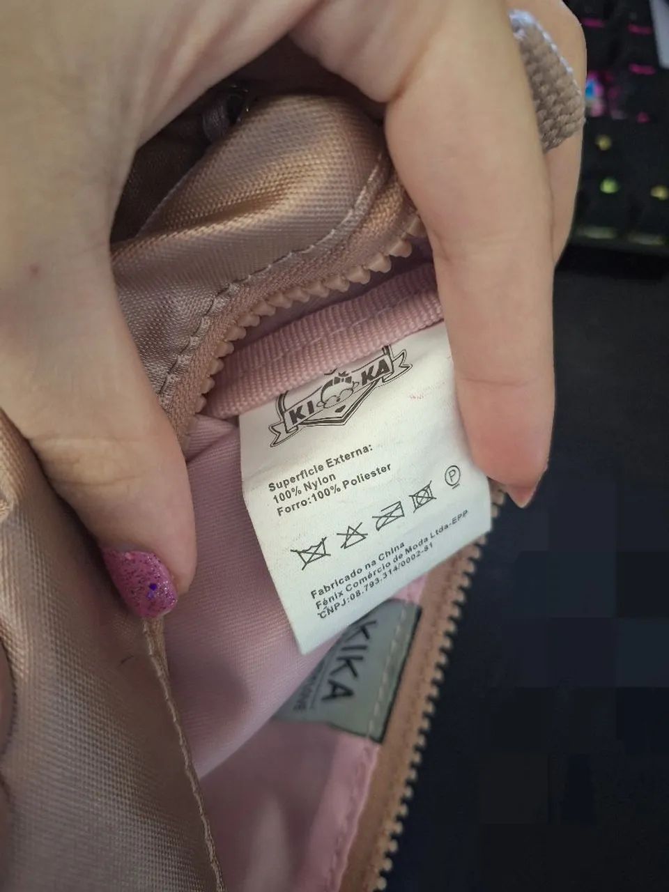 Estojo KIKA 1 divisória Rose gold - Foto 4