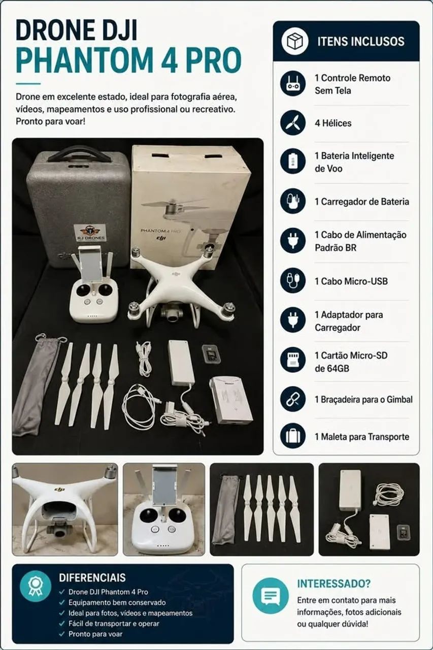 DRONE DJI PHANTOM 4 PRO