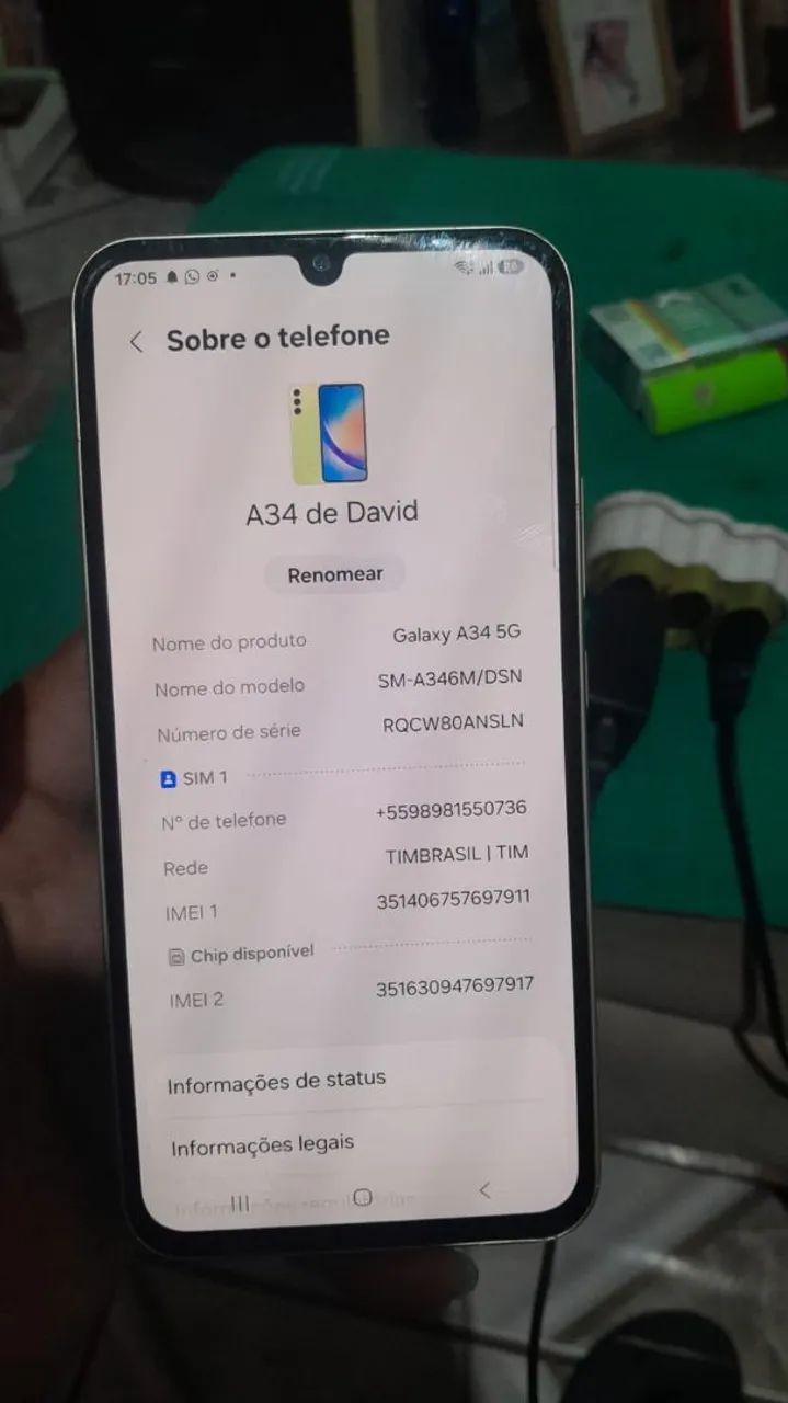 VENDO A34 NO PRECINHO 