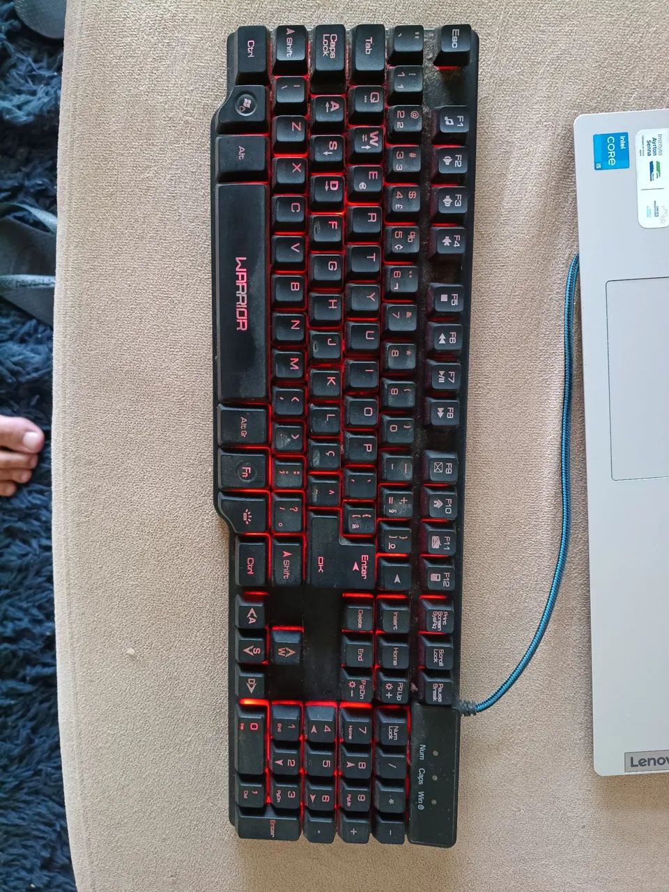 Teclado mecânico gamer Warrior  - Foto 3