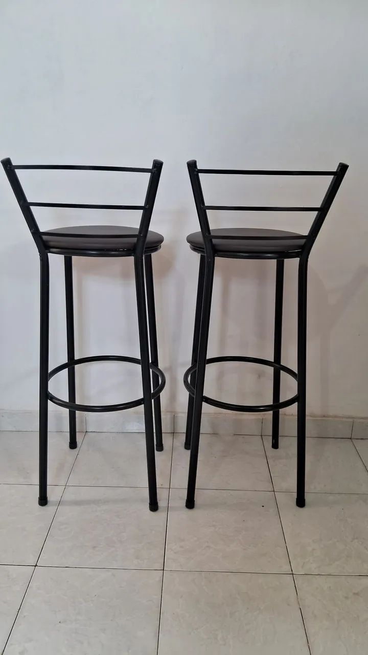 Kit com 2 banquetas bistrô - Foto 4