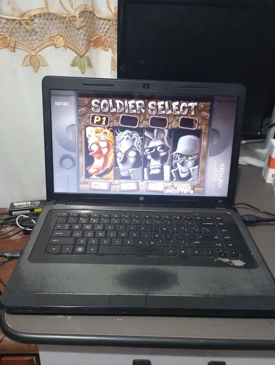 Notebook fliperama 