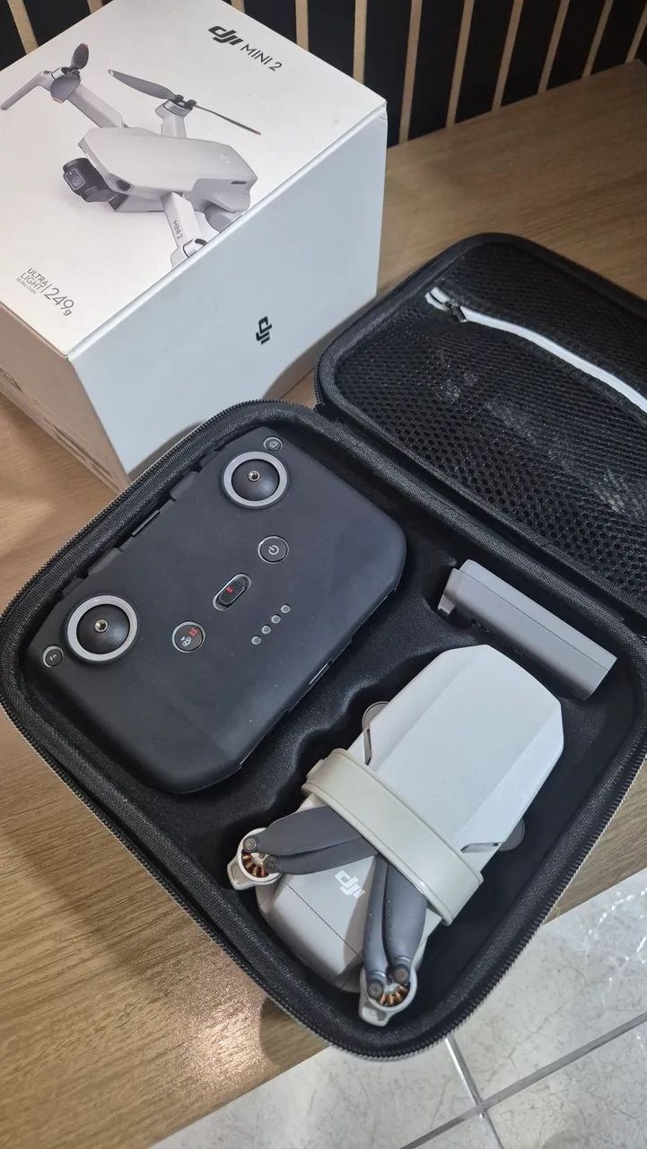 DJI Mini 2 + 2 Baterias + Samsung J7 + Case + Acessórios - Foto 5