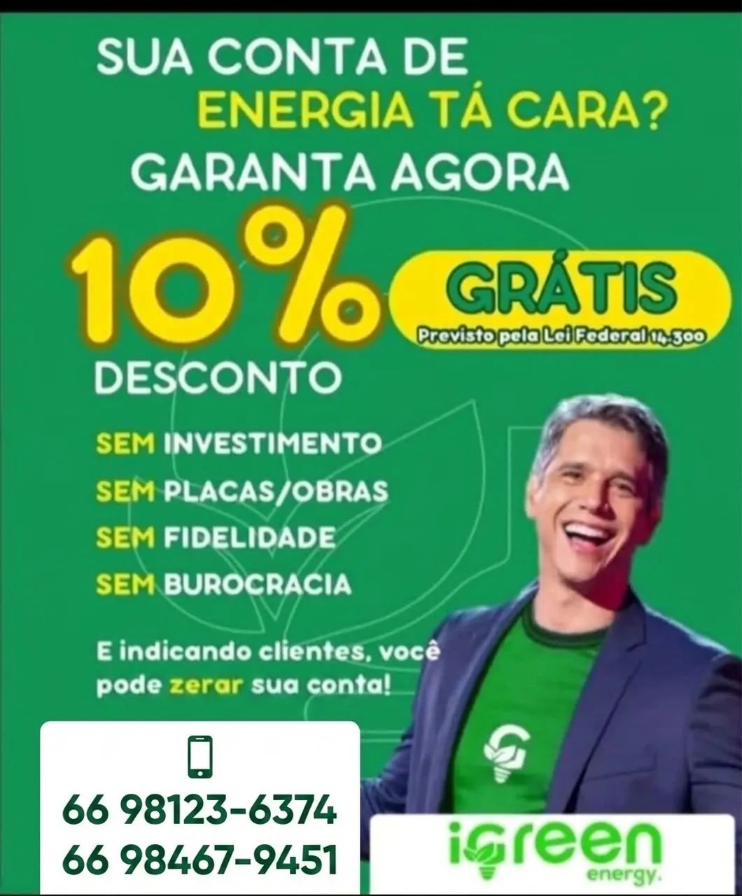 Desconto na conta de luz