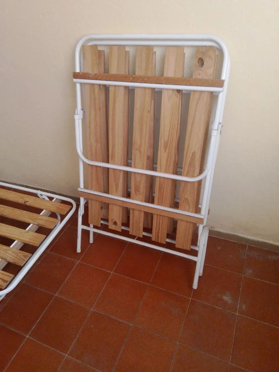 Cama de ferro solteiro de dobrar  - Foto 2