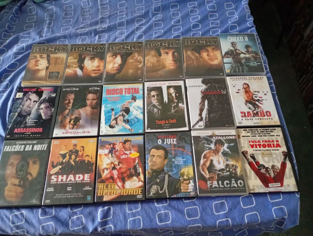 Dvds originais Silvester Stallone - 21 filmes
