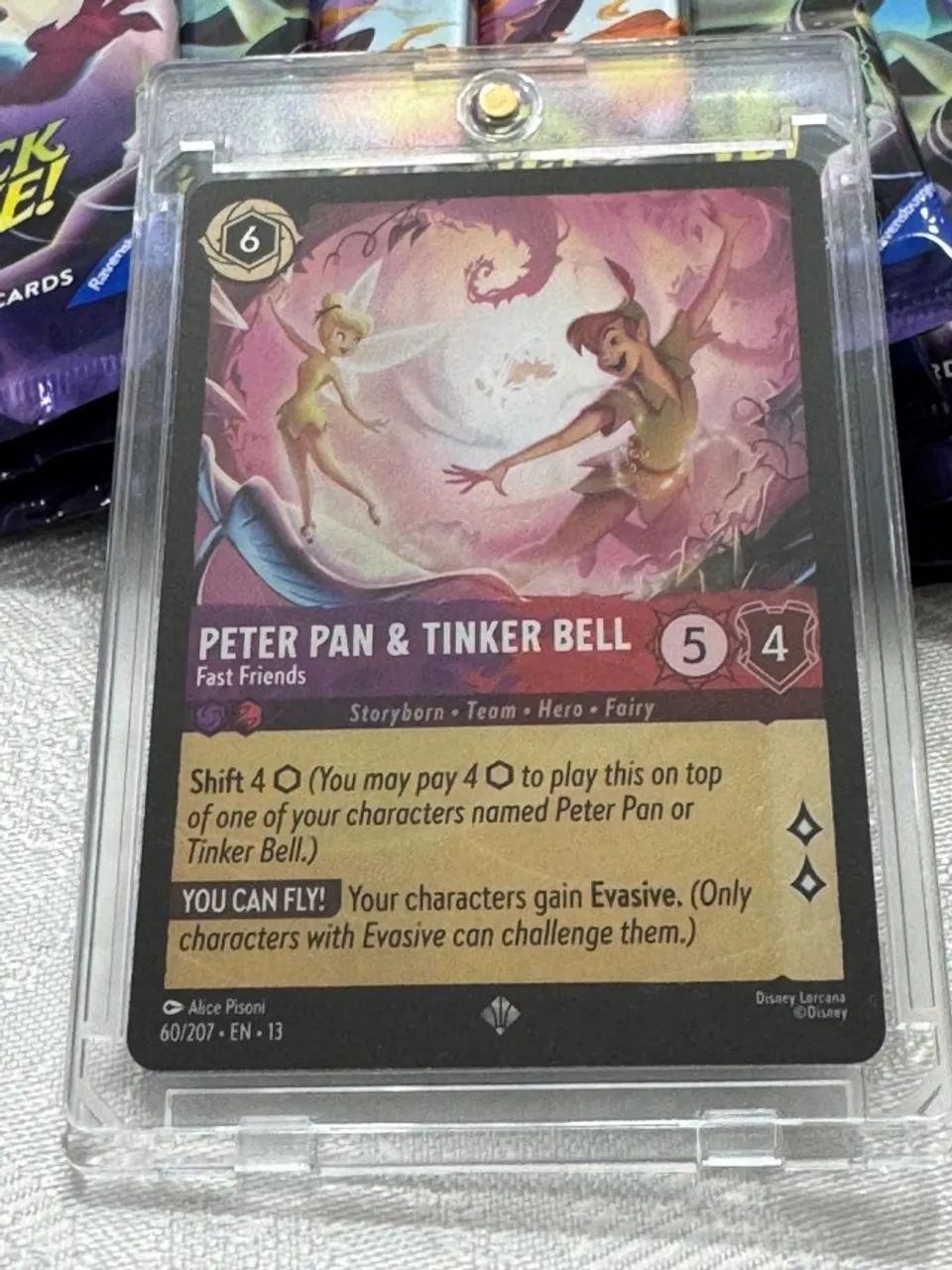 Carta Avulsa Peter Pan & Tinker Bell - Disney Lorcana Attack - Foto 2