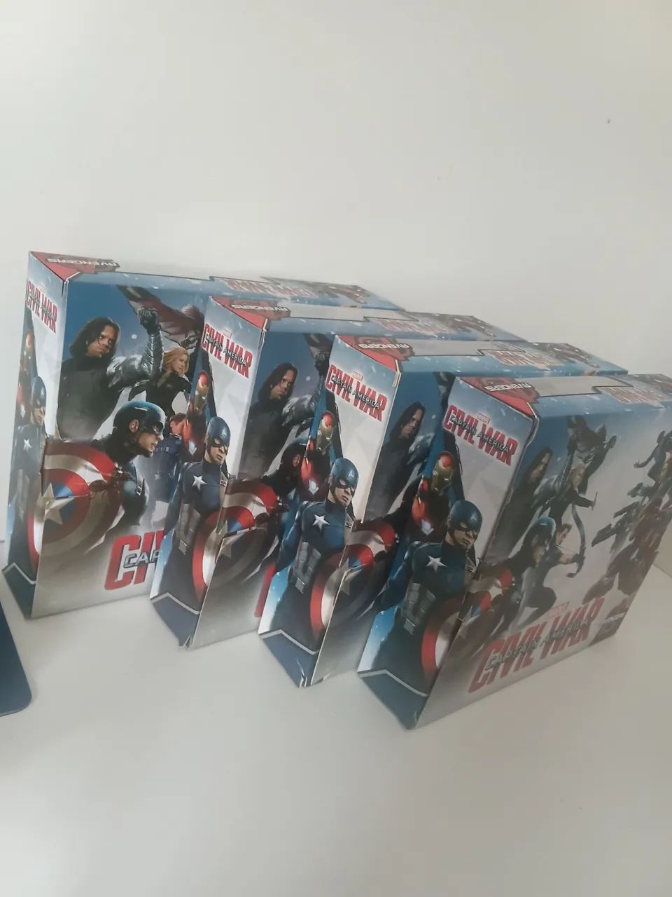 LOTE 4 PERSONAGENS MARVEL CAP. AMÉRICA  - Foto 3