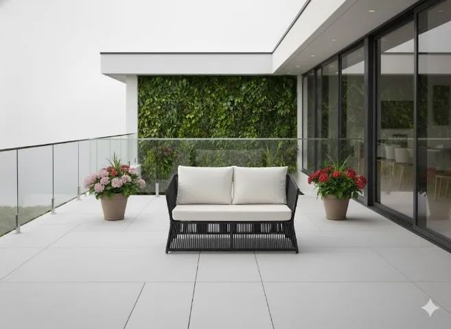 Conjunto de Sofa Gaivotas em Corda Nautica - Foto 3
