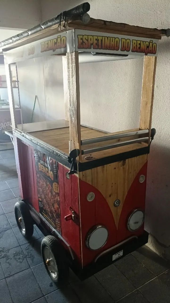 Carrinho para ambulantes.