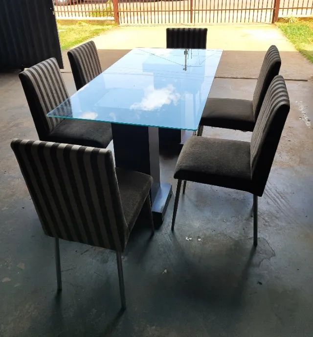 Mesa de Jantar retangular - 6 Lugares  - Foto 2