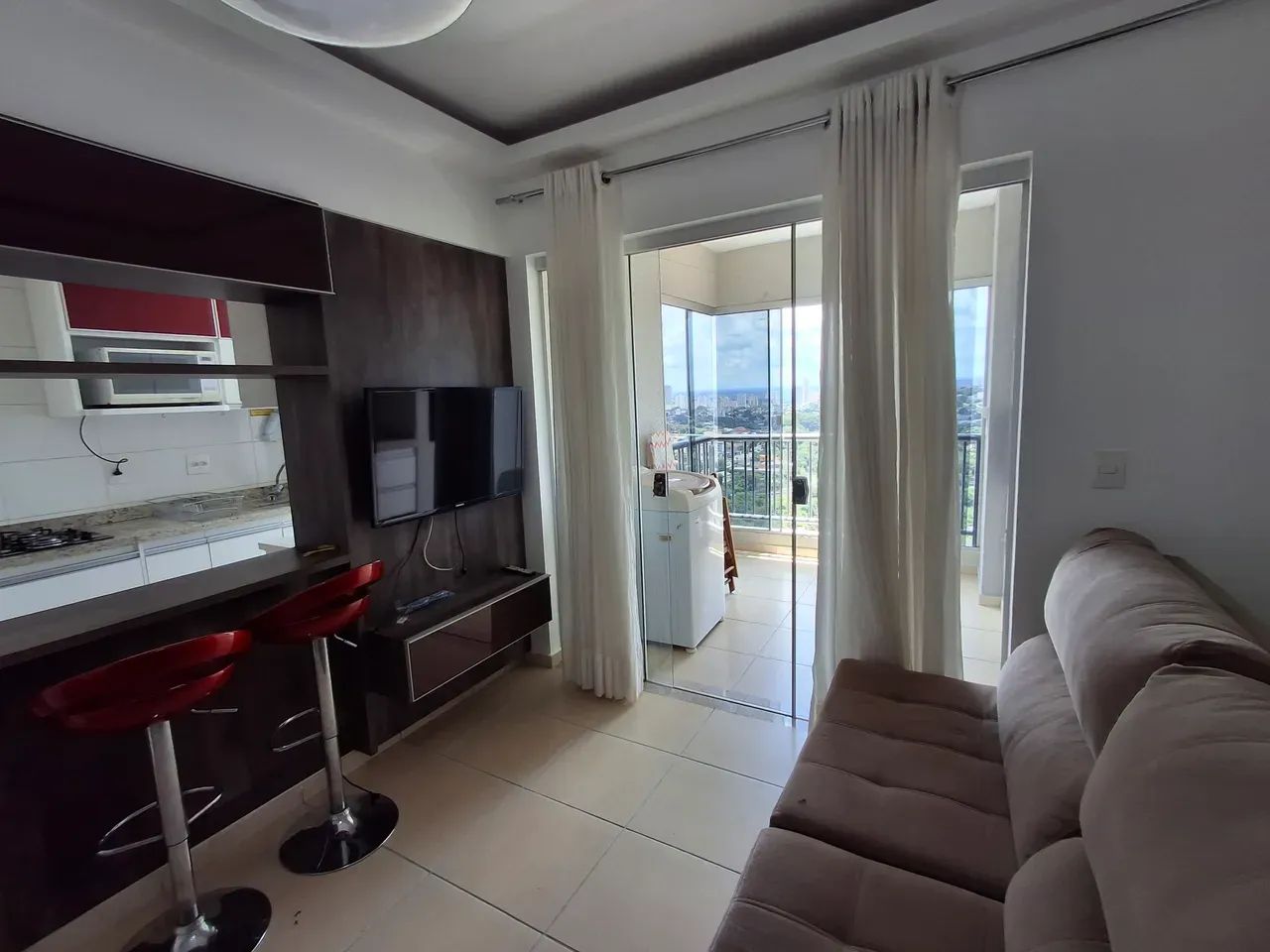 Alugo apartamento mobiliado, perto do Pq Flamboyant e Serra Dourada de 2 quartos no Jardim - Foto 3