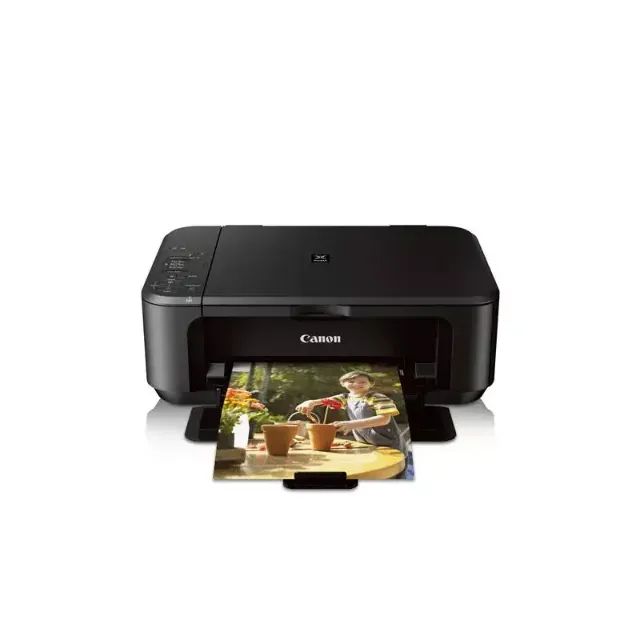 Impressora CANON mg3220 com cartuchos, precisando de manutenção para impressão