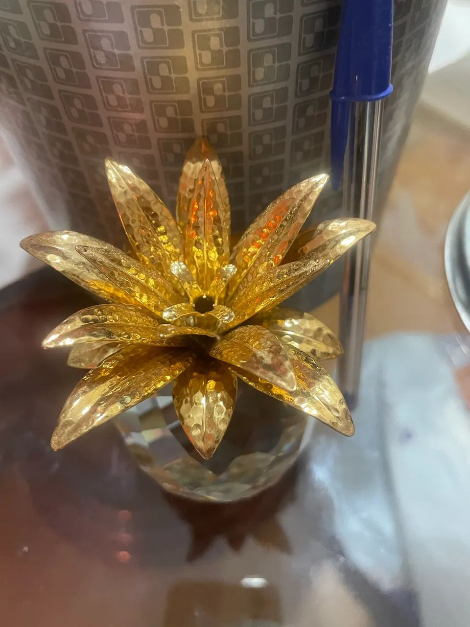 Enorme e pesado  Abacaxi  em cristal Swarovski  - Foto 3