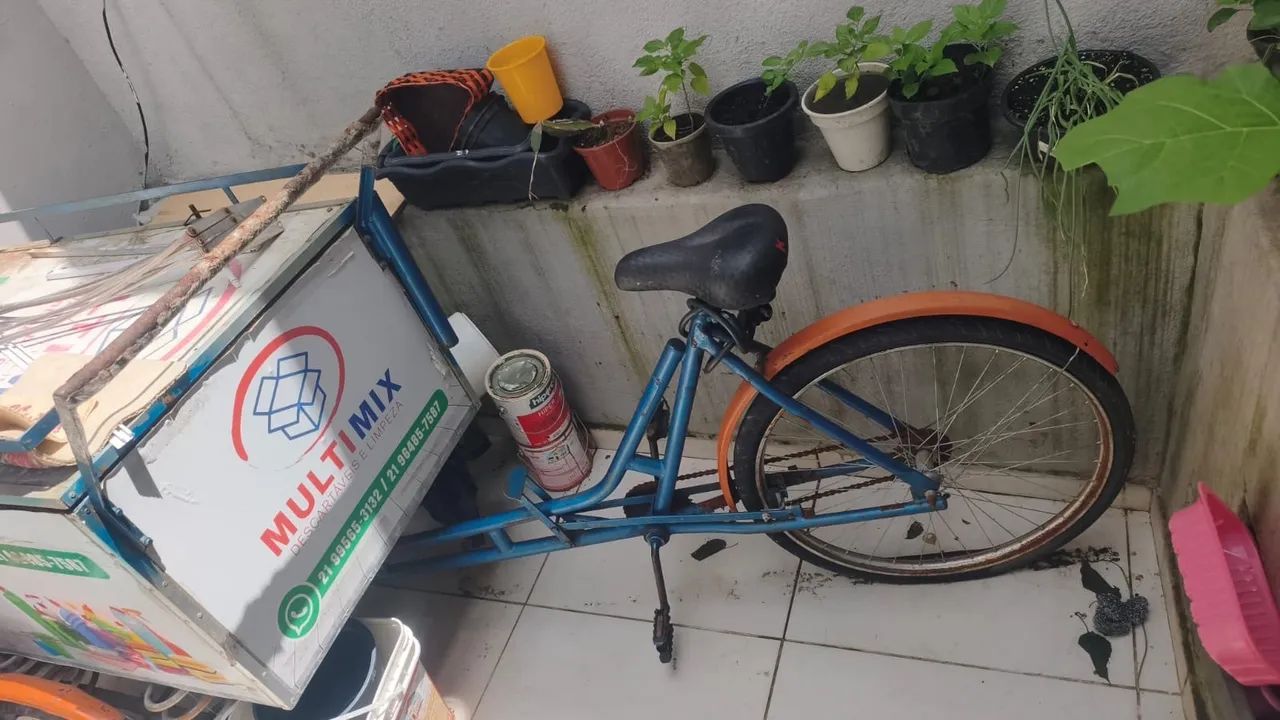 Triciclo de Carga com Baú - Para Entregas, Comércio e Transporte - Foto 3