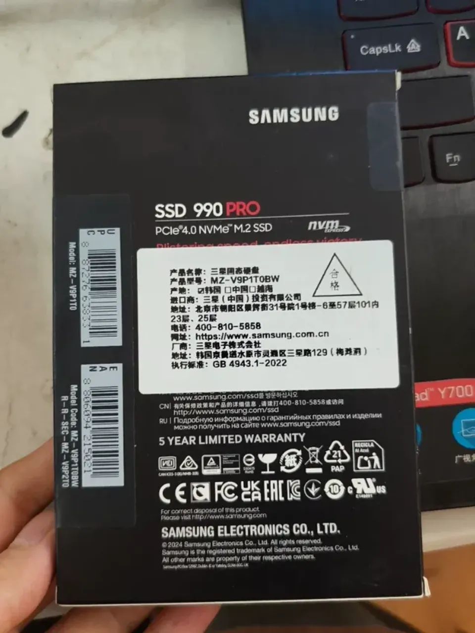 SSD Samsung 990 Pro 1TB - Foto 2