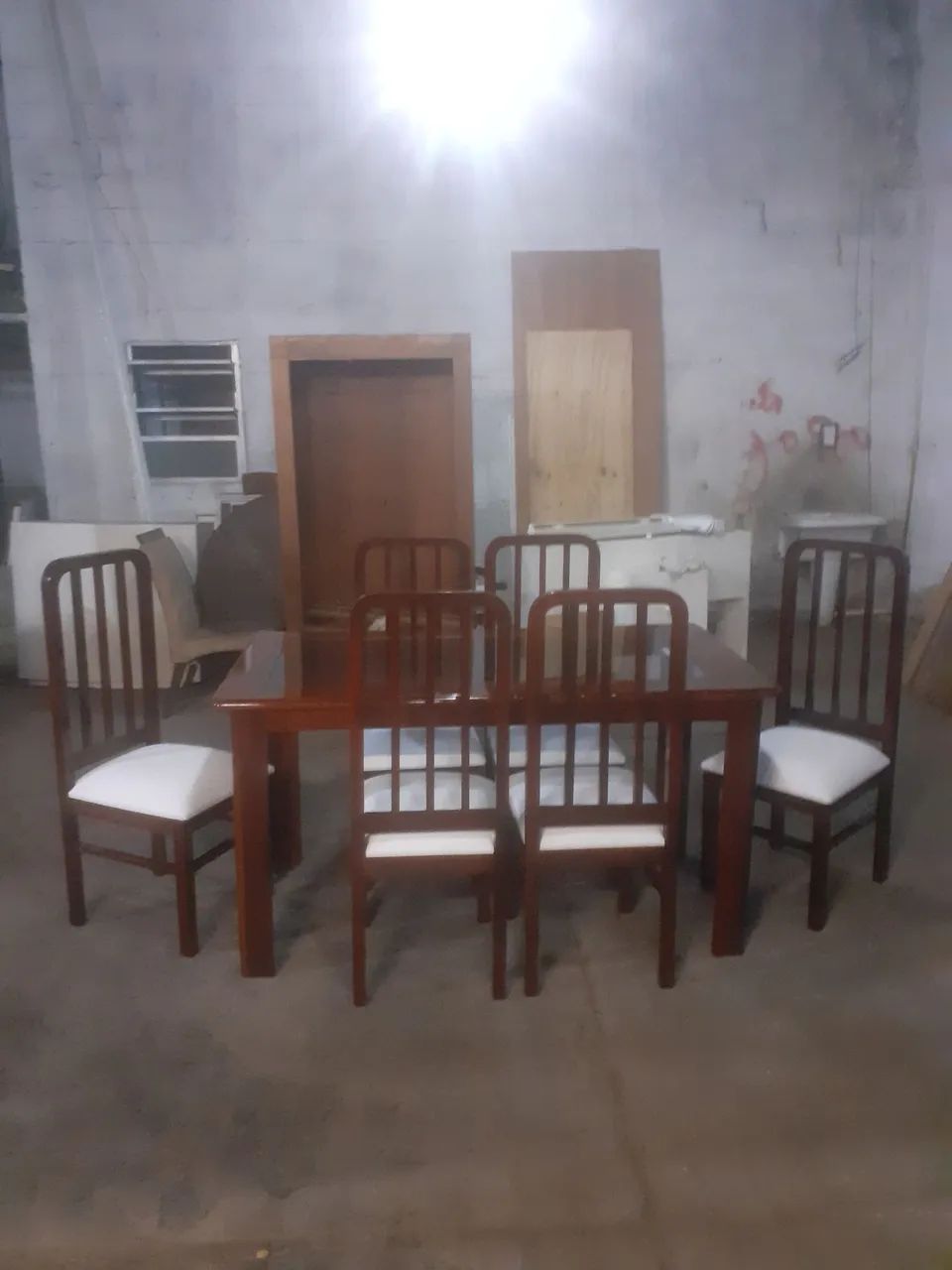 Mesa com Cadeiras em Madeira Maciça  - Foto 2
