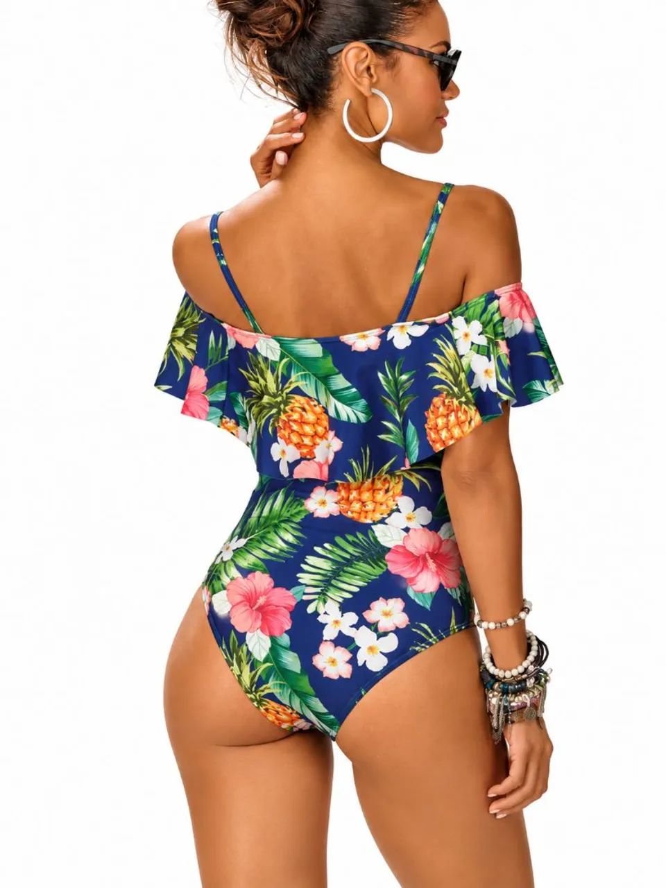 DeMillus Body Maiô Babado Tropical  - Foto 3