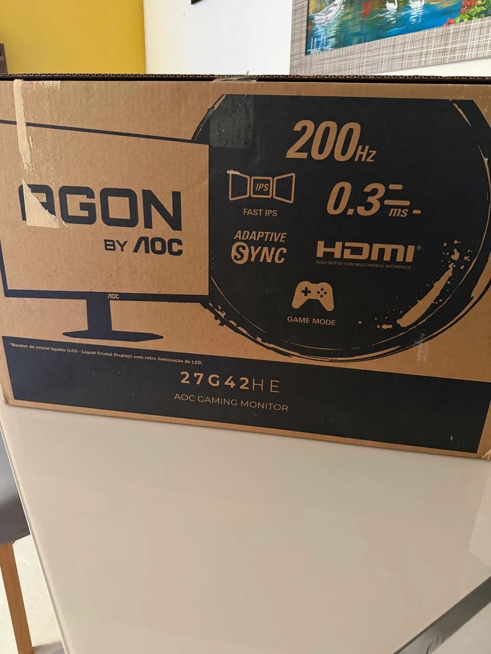 AOC AGON 27G42HE (27 polegadas, 200 Hz). - LACRADO