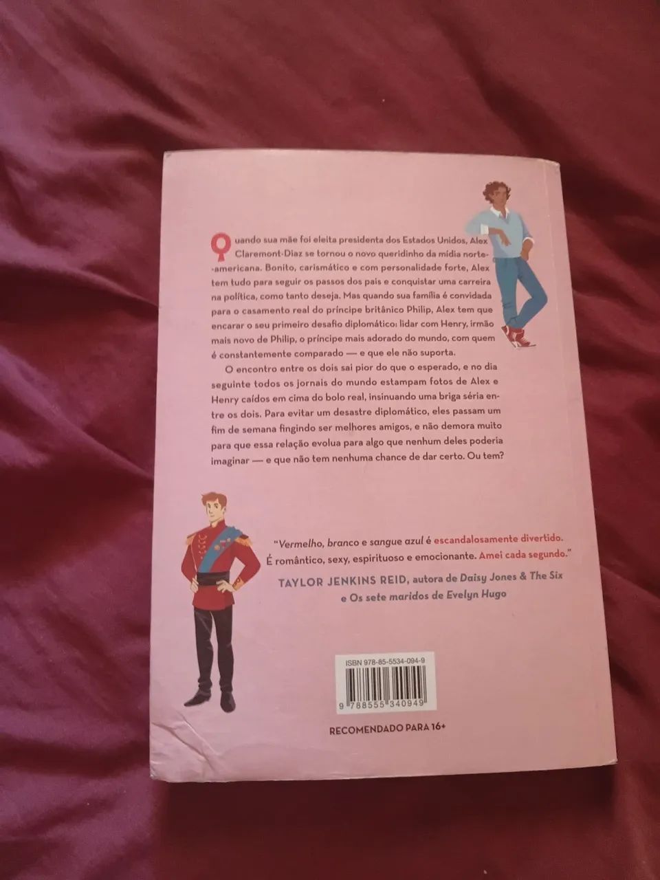 Livro VERMELHO BRANCO E SANGUE AZUL - Foto 2