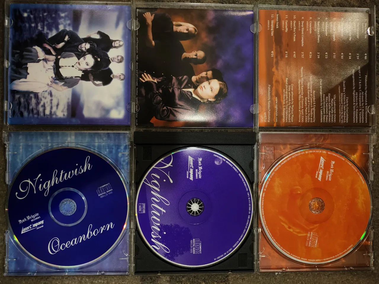 Lote 3 CDs do Nightwish - Wishmaster, Angels Fall First e Oceanborn - Foto 2