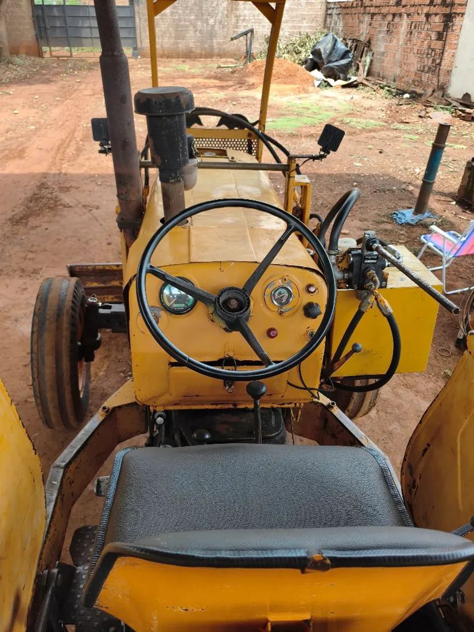 Trator valmet 85id com lâmina  - Foto 4