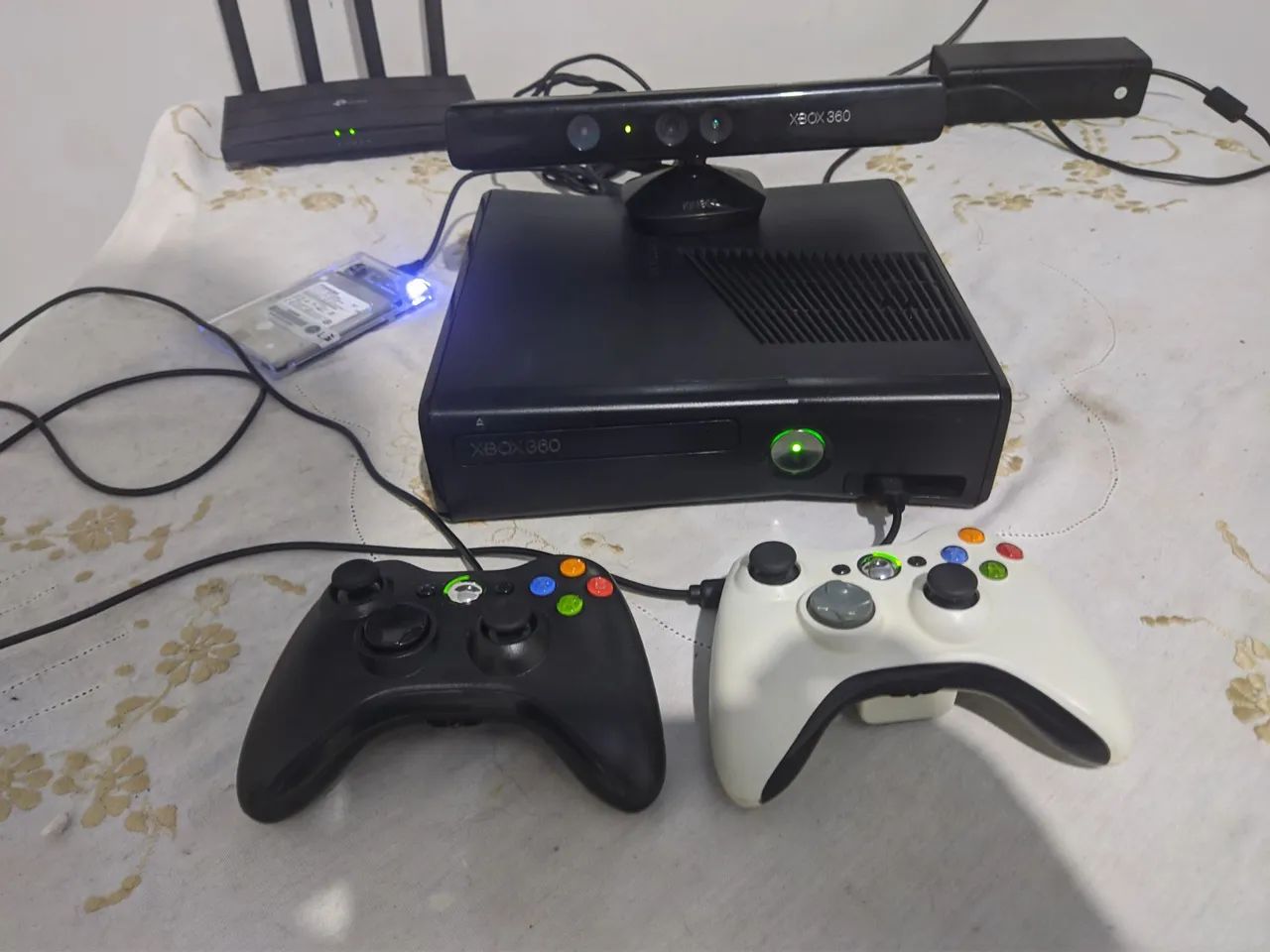 Xbox 360 Desbloqueado + HD 500GB + Kinect + 2 Controles + Jogos - Foto 6