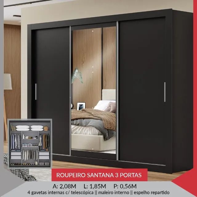Guarda roupa Santana 