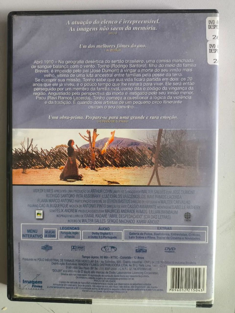 Dvd Abril Despedaçado  - Foto 2