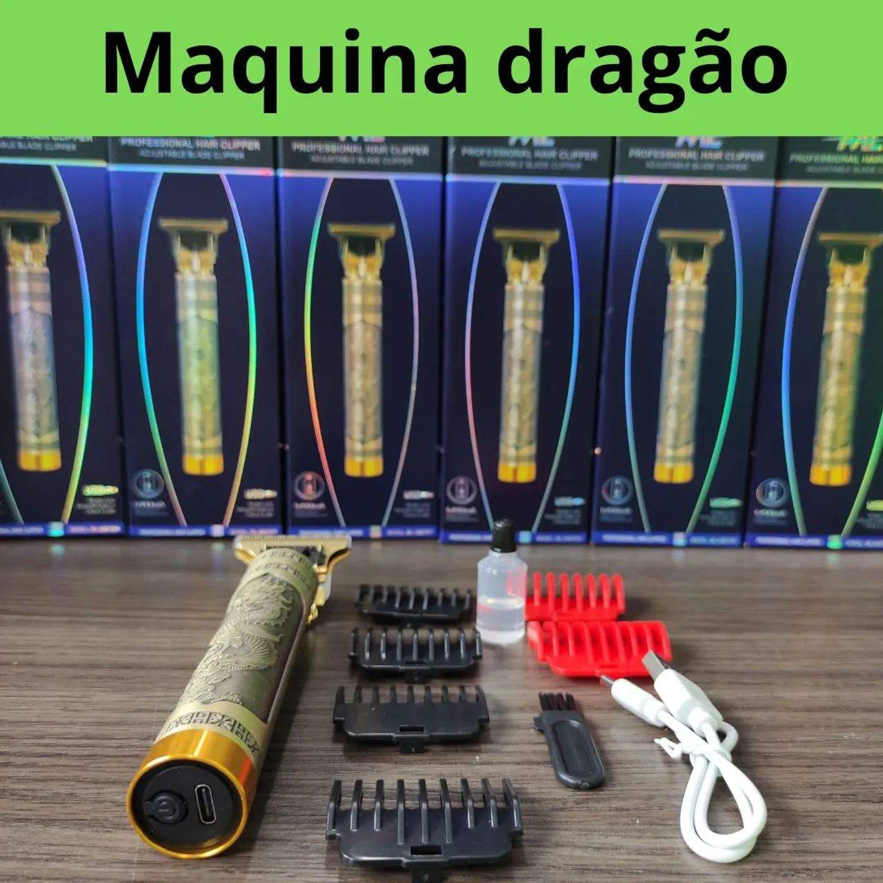 Máquina dragão barbeador PAGUEI SO NA ENTREGA ?