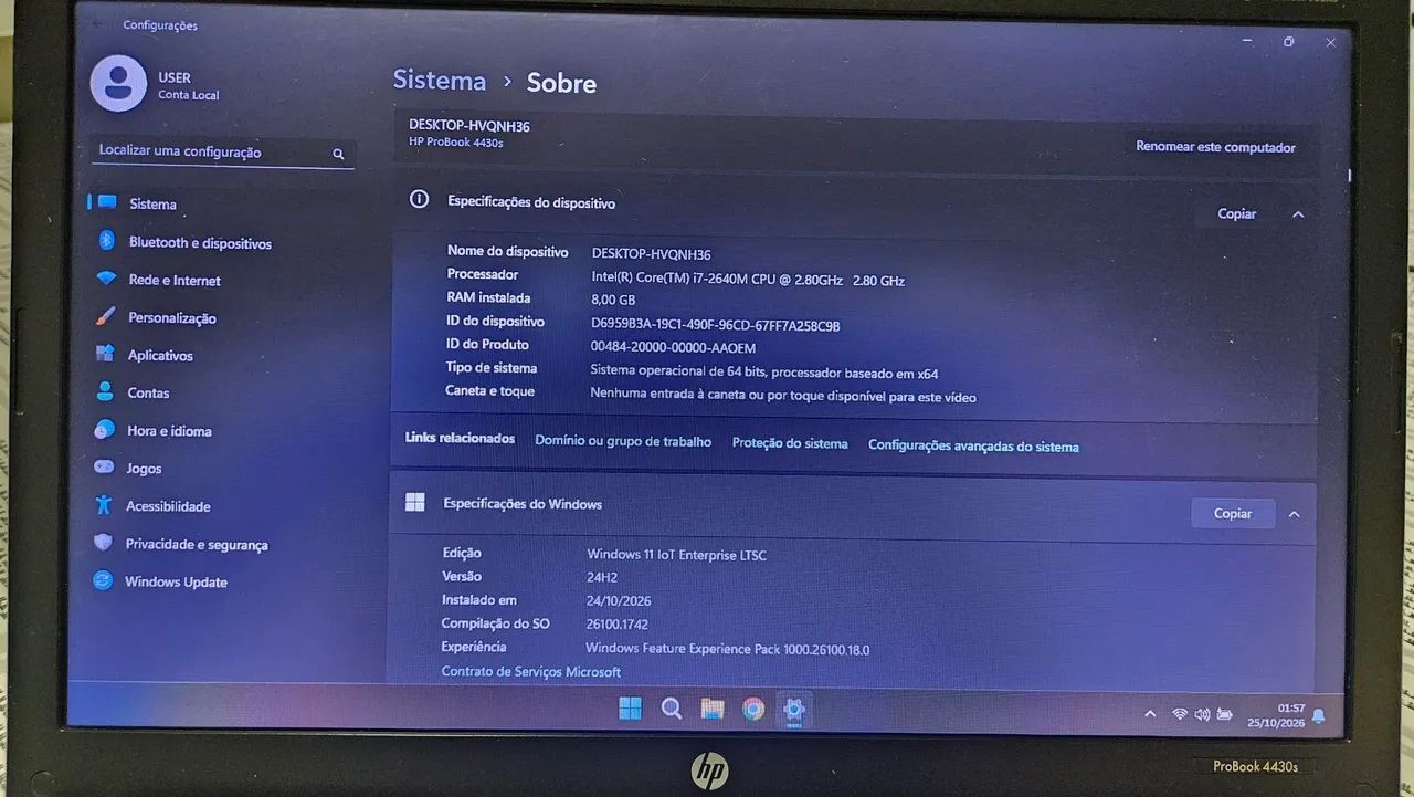 Notebook HP ProBook 4430s Intel Core I7, 8GB, SSD 240GB - Foto 5