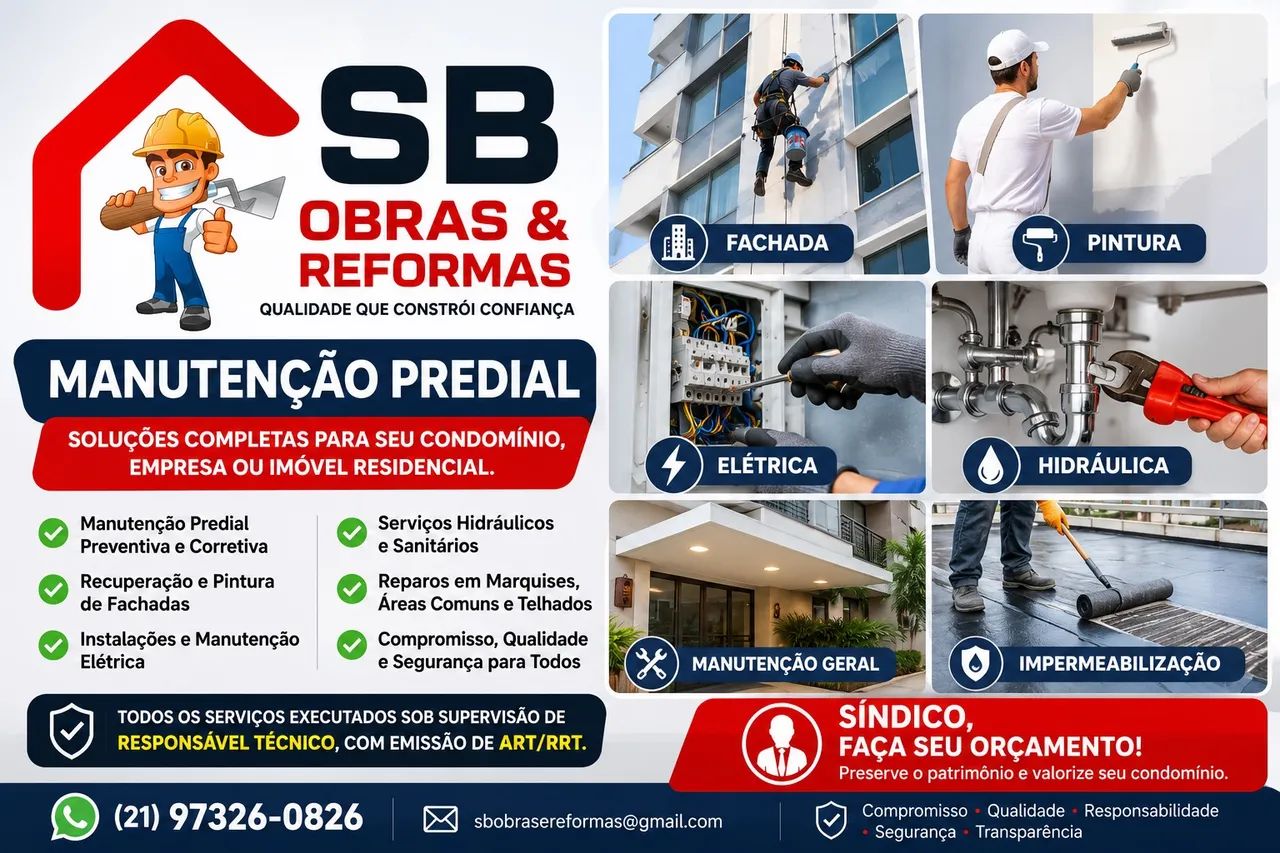 MANUTENÇÃO PREDIAL - Obras e Reformas